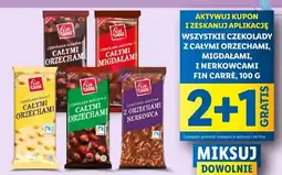 Lidl Czekolada mleczna z całymi migdałami Fin Carre oferta