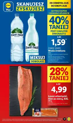 Lidl Woda delikatnie musująca Żywiec Zdrój oferta