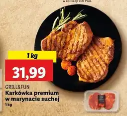 Lidl Karkówka premium w naturalnych przyprawach Grill And Fun oferta