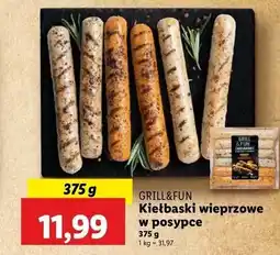 Lidl Kiełbaski grillowe mix Grill And Fun oferta