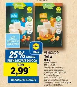 Lidl Tofu wędzone Vemondo oferta