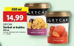 Lidl Sorbet truskawkowy Grycan oferta