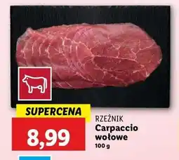 Lidl Carpaccio wołowe Rzeźnik Codzienna Dostawa oferta