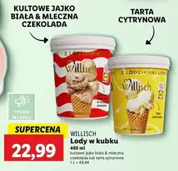 Lidl Lody tarta cytrynowa Willisch oferta