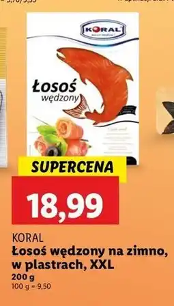 Lidl Łosoś wędzony sałatkowy Koral (Graal) oferta