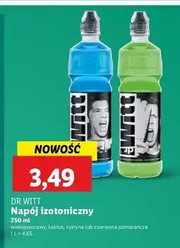 Lidl Napój izotoniczny cytryna Dr Witt oferta