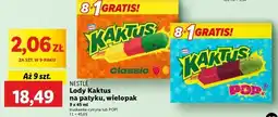 Lidl Lody pop! Nestle Kaktus oferta