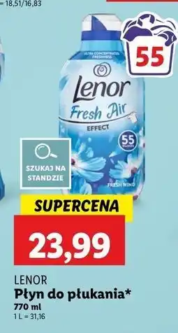Lidl Płyn do płukania fresh wind Lenor Fresh Air Effect oferta