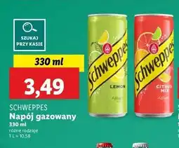 Lidl Napój citrus mix Schweppes oferta