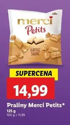 Lidl Cukierki kaffee sahne Storck Merci Petits oferta
