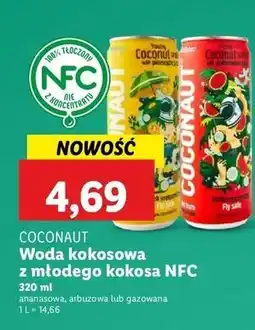 Lidl Woda kokosowa arbuz Coconaut oferta