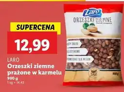 Lidl Orzechy ziemne w karmelu Laro oferta