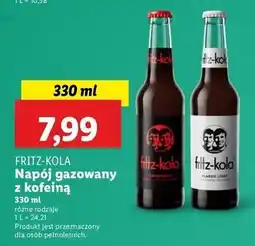 Lidl Napój kawa Fritz-Kola oferta