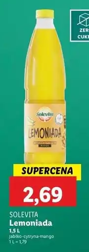 Lidl Lemoniada jabłko-cytryna-mango Solevita oferta