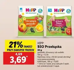 Lidl Jabłkowe wafelki ryżowe Hipp oferta