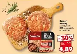Kaufland Burger z warzywami Sokołów Grill House oferta
