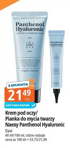E.Leclerc Pianka do mycia twarzy Naexy Panthenol Hyaluronic oferta