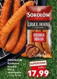 Kaufland Kiełbasa brocka Sokołów Grill House oferta