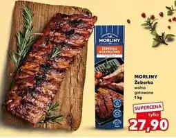Kaufland Żeberka wieprzowe wolno gotowane Morliny oferta
