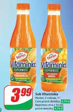 Dino Sok jabłko-marchew-mango odporność Hortex Vitaminka oferta