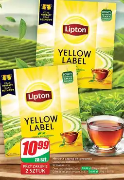 Dino Herbata Lipton Yellow Label Tea oferta