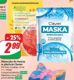 Dino Maseczka do twarzy blask & rozświetlenie Clavier oferta