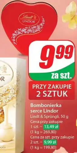 Dino Bombonierka serce Lindt Lindor oferta