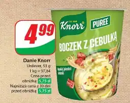 Dino Puree boczek z cebulką Knorr oferta