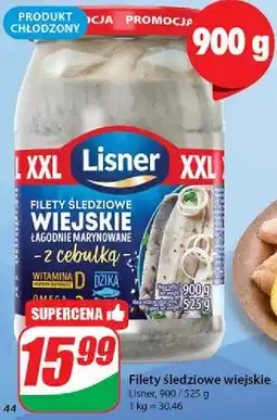 Dino Filety śledziowe wiejskie w oleju z cebulką Lisner oferta