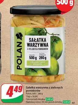 Dino Sałatka z zielonych pomidorów Polan oferta