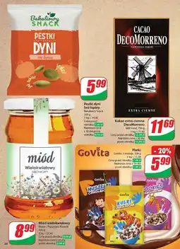 Dino Pestki dyni bez łupiny Bakaliowy Snack oferta
