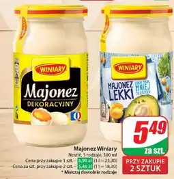 Dino Majonez lekki Winiary oferta