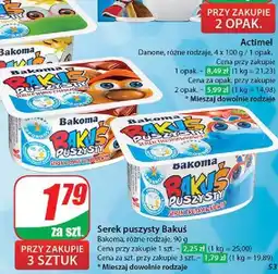 Dino Serek czekoladowy Bakoma Bakuś Puszysty oferta