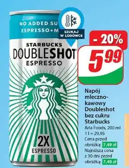 Dino Napój tripleshot espresso bez cukru Starbucks oferta