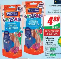 Dino Kabanosiki z indykiem Tarczyński Gryzzale oferta
