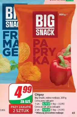 Dino Chipsy fromage Big Snack oferta