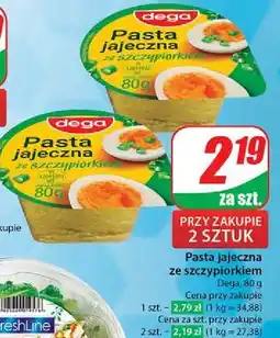Dino Pasta kanapkowa jajeczna ze szczypiorkiem Dega oferta