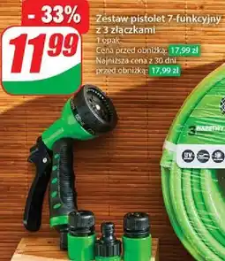 Dino Zestaw pistolet do węża ogrodowego + złączki oferta