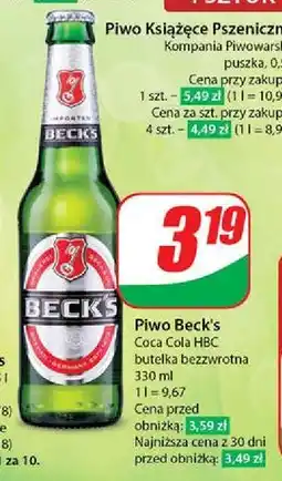 Dino Piwo Beck's Imported oferta