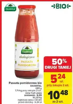 Carrefour Passata bio pomidorowa Ekowital oferta
