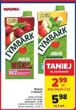 Carrefour Napój wiśnia-jabłko Tymbark oferta