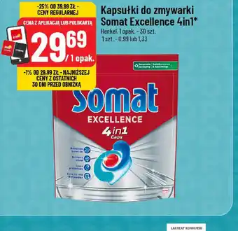 Polomarket Kapsułki do zmywarki Somat Excellence 4in1 oferta