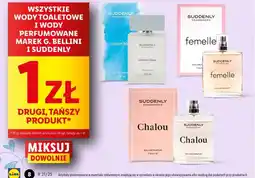 Lidl Wody toaletowe i wody perfumowane Marek G. Bellini i Suddenly oferta
