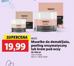 Lidl Masełko do demakijażu, peeling enzymatyczny lub krem pod oczy MOEE oferta