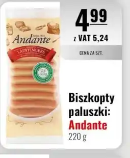 Eurocash Biszkopty paluszki Andante oferta