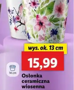 Lidl Osłonka ceramiczna wiosenna oferta