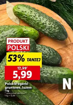Lidl Ogórki gruntowe oferta