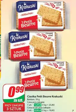 Dino Herbatniki klasyczne Krakuski petit beurre Krakuski bahlsen oferta