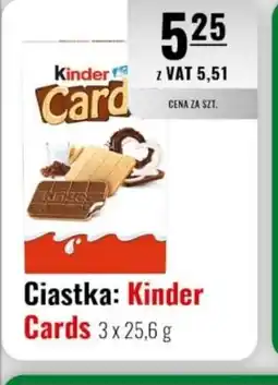 Eurocash Ciasteczka Kinder Cards oferta