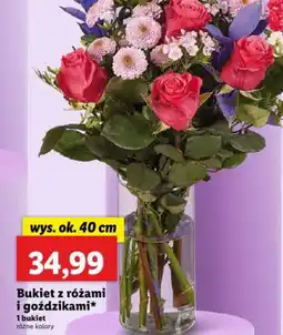 Lidl Bukiet z różami i goździkami oferta